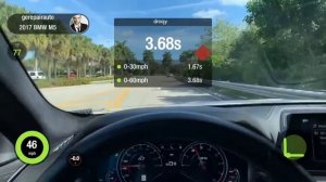Разгон до 100 км BMW M5 F90 2017
