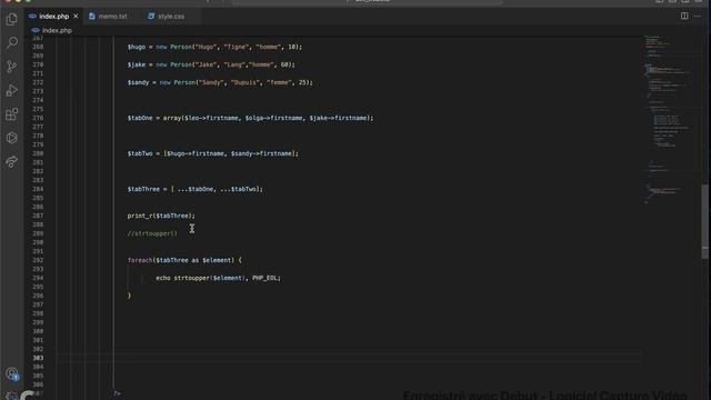 PHP : Strtoupper()