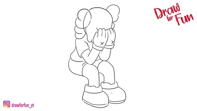how to draw Kaws Supreme смотреть онлайн