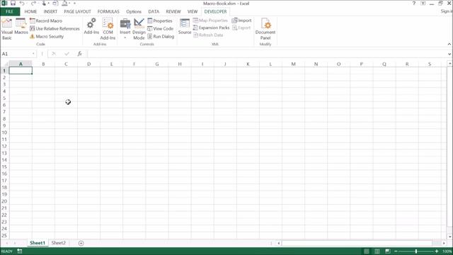 Excel Basic Macro & Macro Import Export