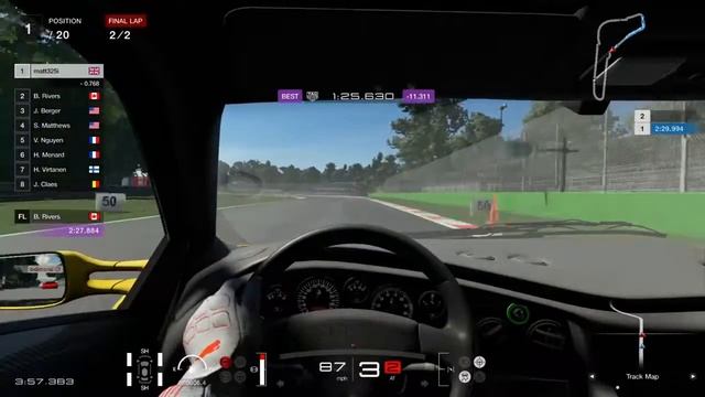 GT Sport - New Lamborghini Diablo GT 00 - Single Race - New Monza Track - Update 1.11 смотреть онлайн