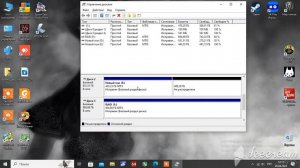 разбиваем жесткий диск на два логических диска с помощью windows 10