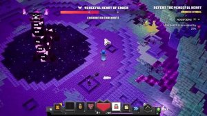 Minecraft Dungeons - Vengeful Heart of Ender Boss Fight
