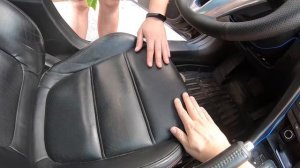 Обработка кожаного салона составом Shine Systems Leather Cleaner