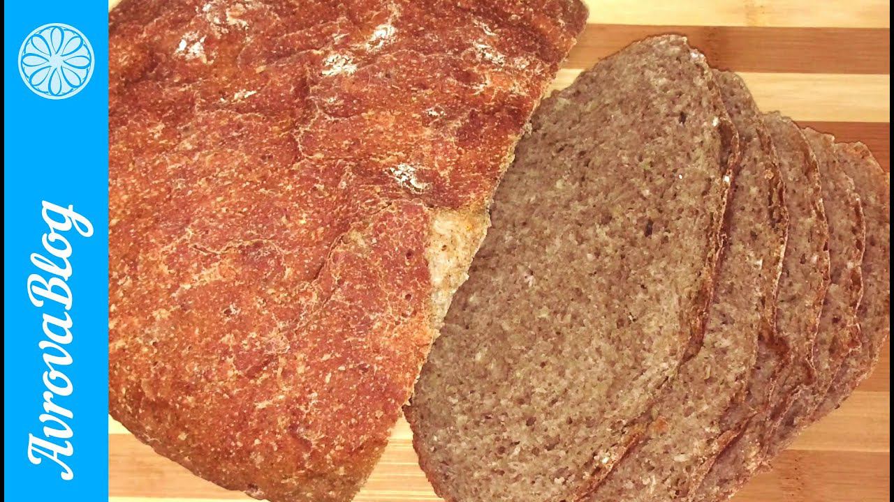 Хлеб на закваске с добавлением амарантовой и овсяной муки