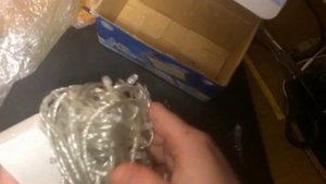 Распаковка посылки из Китая  Гирлянда светодиодная 10 м