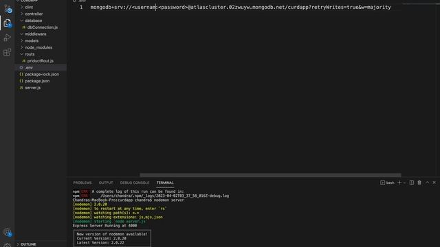 MERN Stack tutorial for beginners. Mongodb Connect with node.js Backend Part-2