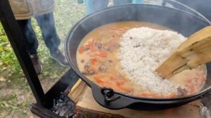 Плов по узбекски.