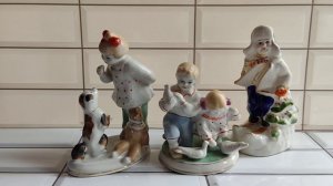 счастливое детство статуэтки. коллекция фарфоровых статуэток . Собираем!!!