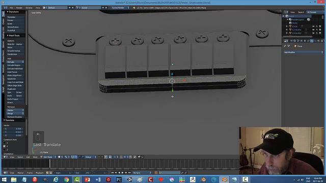 Blender: Modeling a Fender Strat смотреть онлайн