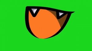 футаж рта на зелёном фоне  gacha life