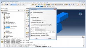 SIMULIA How-to Tutorial for Abaqus | Modeling Contact using General Contact - Part 2 of 2