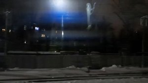 Приезд в Воронеж до жд вокзала вид из окна поезда на ночной город зимой по железной дороге