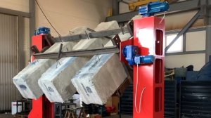 Испытания Кантователя Двухстоечного ГРП-КД2-ПЦ-4000 - "Группа 17"