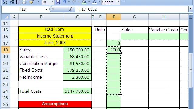 Excel Magic Trick # 254: Data Table Creates 100 Formulas