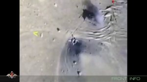 Уничтожение бронетехники террористов в Сирии самолетом ВКС РФ