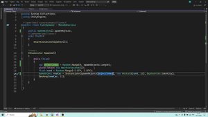 Рандомные объекты и координаты спавна в Unity