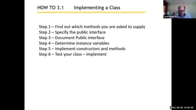 Big Java Chapter 3 HOW TO 3.1 Steps for implementing a Class смотреть онлайн
