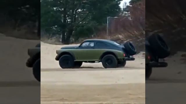 Уникальный ГАЗ-М20 "Победа" внедорожник на больших колесах