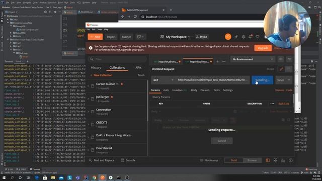 Learning Celery Flask Broker as RabbitMQ Backend as MongoDB