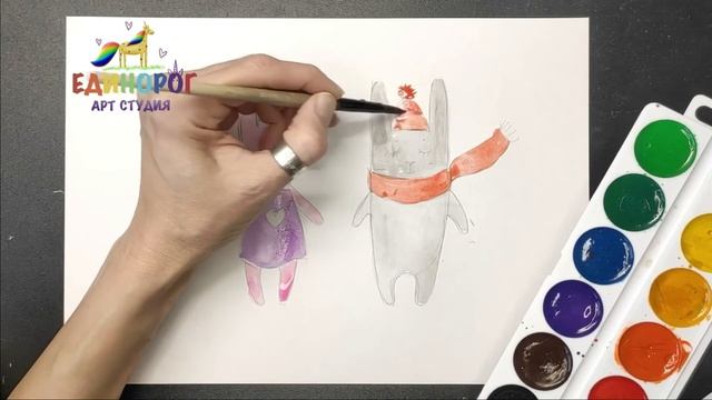 Как нарисовать зайчика. Просто рисуем. Рисуем вместе.