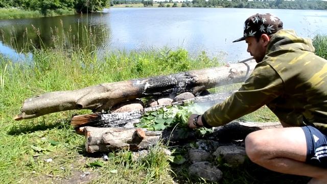 Копчение рыбы, на костре, без коптилки и мангала. Как закоптить рыбу без коптилки