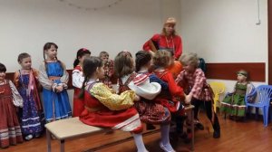 Игра "Редька". Детская фольклорная студия "Потешки". Младшая группа.