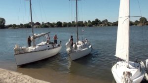 Яхты Астраханского яхт-клуба. Яхта "Санкт Петербург" проект "Картер 30"