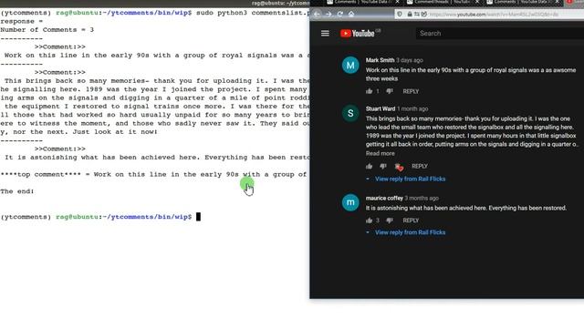 YouTube + API + Python | How to get comments from videos - Part 1 смотреть онлайн