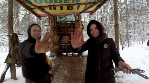 Инструктор СКАНФ Ольга Федина на лесной базе ОЛФ