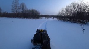 Едем на рыбалку на мотобуксировщиках Альбатрос-M и токач Альбатрос-XL8