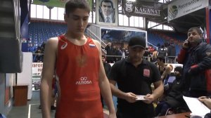 Процедура взвешивания борцов.Хасавюрт 11.01.2020 год.