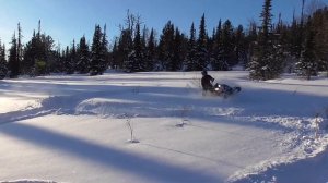 Покатушки в окрестностях Горной Саланги на горном снегоходе