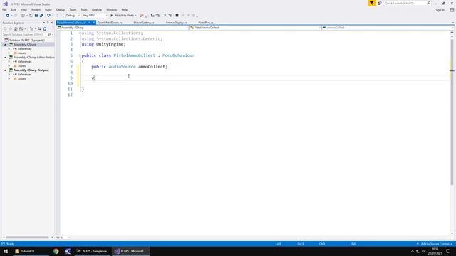 HOW TO MAKE AN FPS GAME IN UNITY FOR FREE - TUTORIAL #13 - COLLECTING AMMO смотреть онлайн