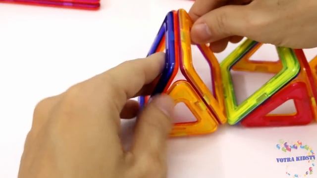 72pcs Magnetic Building Blocks Tiles Set Educational Toys смотреть онлайн