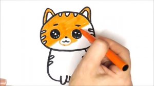 How to Draw a Kitten Super Easy