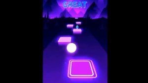 Игра-Tiles Hop прохождение 1 уровня. Песня Dance Monkey?