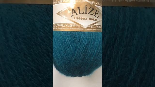 Подробный обзор пряжи Alize Angora Gold(Полушерсть с ангорой) №17 Петроль