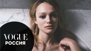 Модели Симона Куст и Стейнберг на съемке для декабрьского номера Vogue Россия