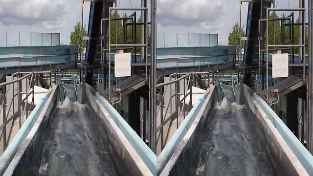 Water coaster "Canoe" Italia in miniatura 3D video. Водная горка "Каноэ" смотреть онлайн