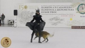 Учёный пёс: танцы с собаками. Ильина Полина и Малинуа Сабур Гранд. “Paint, it Black”