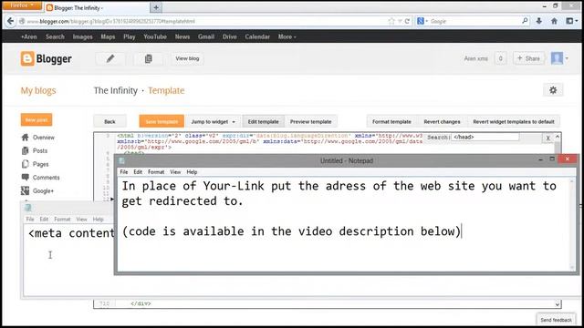Bloger Redirection to another blog or website смотреть онлайн
