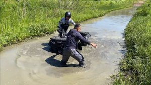 Многократные попытки утопить новый квадроцикл Loncin XWolf 700, смотрите, что из этого вышло ?