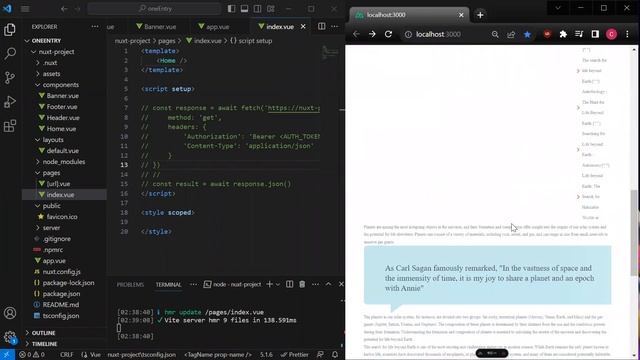 Creating Pages. NuxtJS + Headless CMS = Creating an Online Store with OneEntry Headless CMS - #2 смотреть онлайн