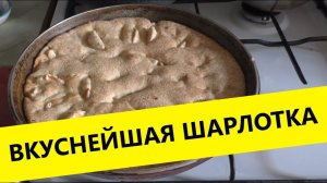 Шарлотка с яблоками рецепт видео