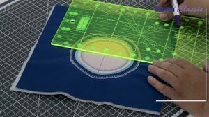 Выполнение круговой вышивки на швейной машине Micron Classic 1035