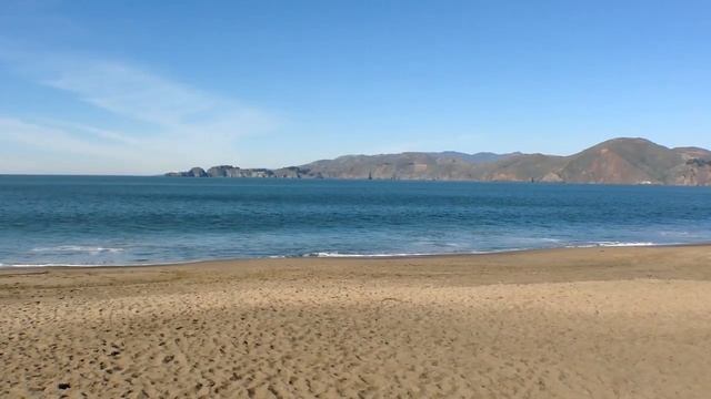 Great Views of Golden Gate Bridge From Baker Beach Wedding Location In San Francisco смотреть онлайн