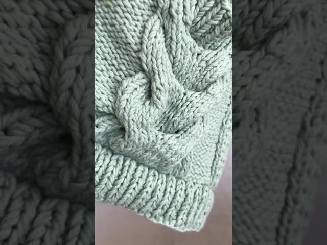 Вязаный кардиган из хлопка. Мастер-класс