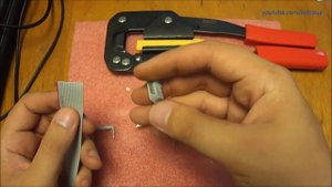 Обжим плоских кабелей / flat cable