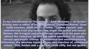 Why David Avidan Was Hebrew’s Most Experimental Poet